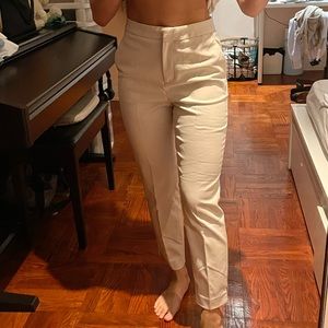 H&M Beige Trouser Work Pants